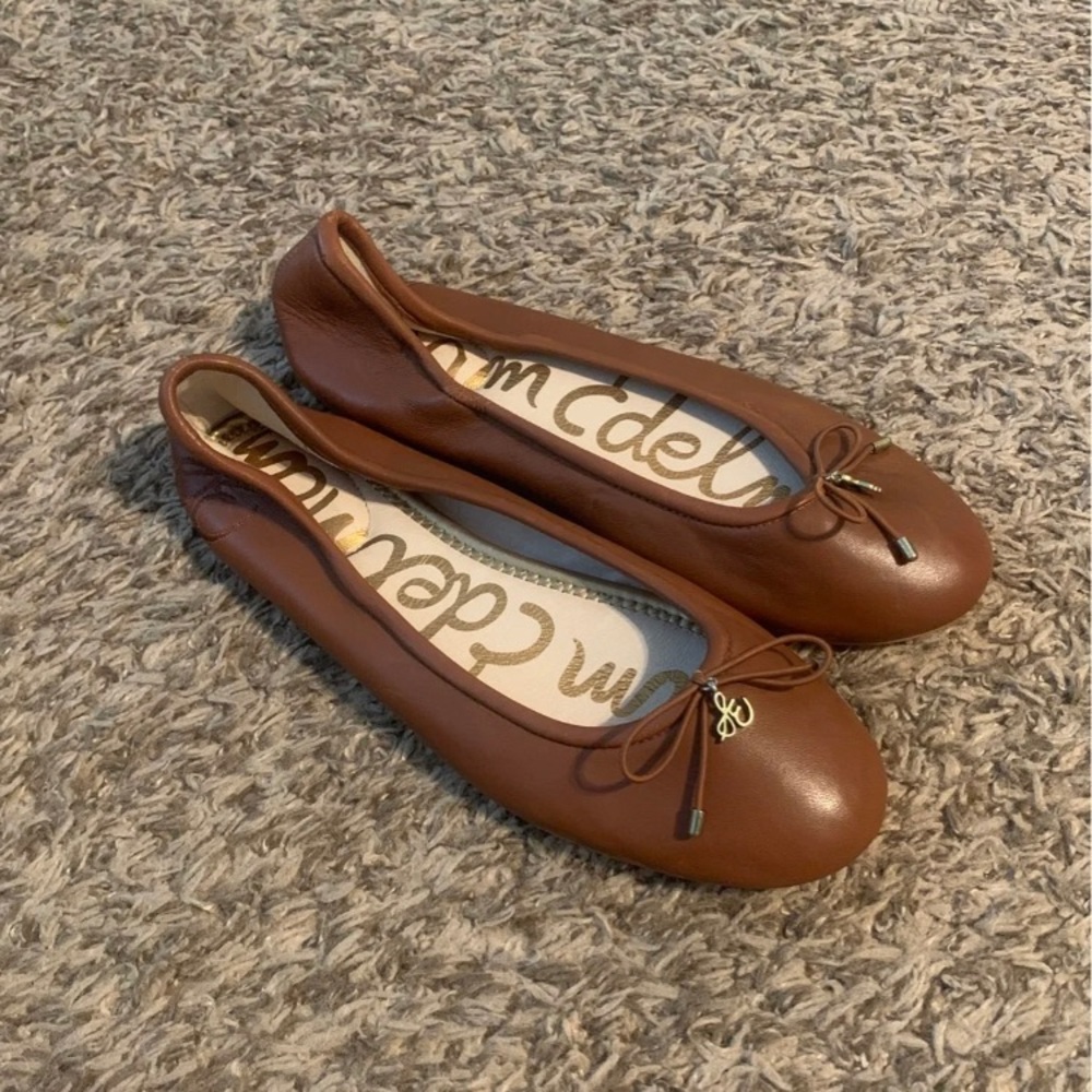 Sam Edelman Brown Leather Flats
